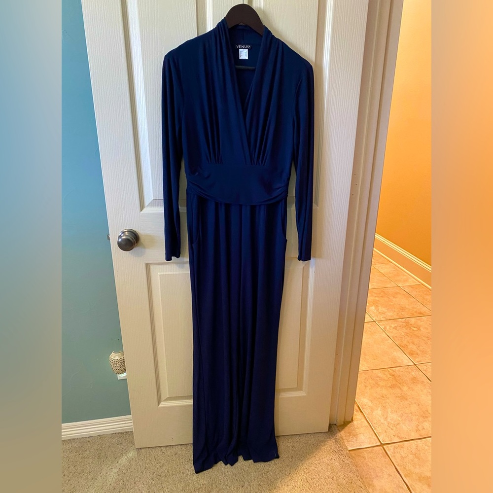 Venus Navy Blue Jumpsuit